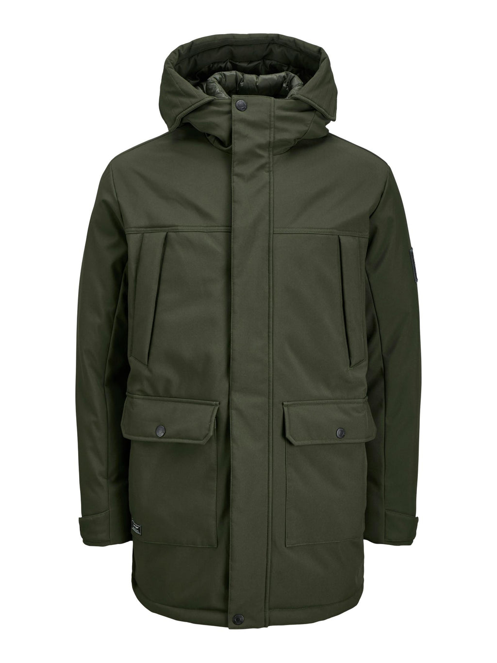 Parka Jack & Jones Finn Verde con cappuccio 12279243 /Rosin JACK & JONES 