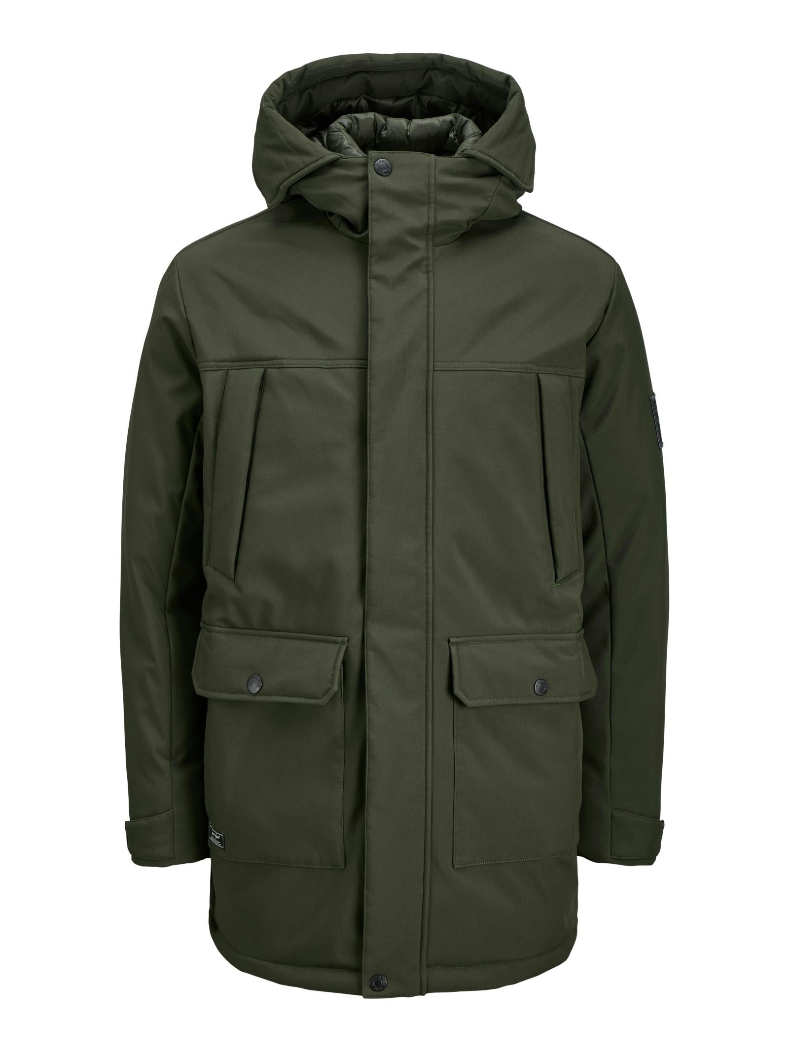 Parka Jack & Jones Finn Verde con cappuccio 12279243 /Rosin JACK & JONES 