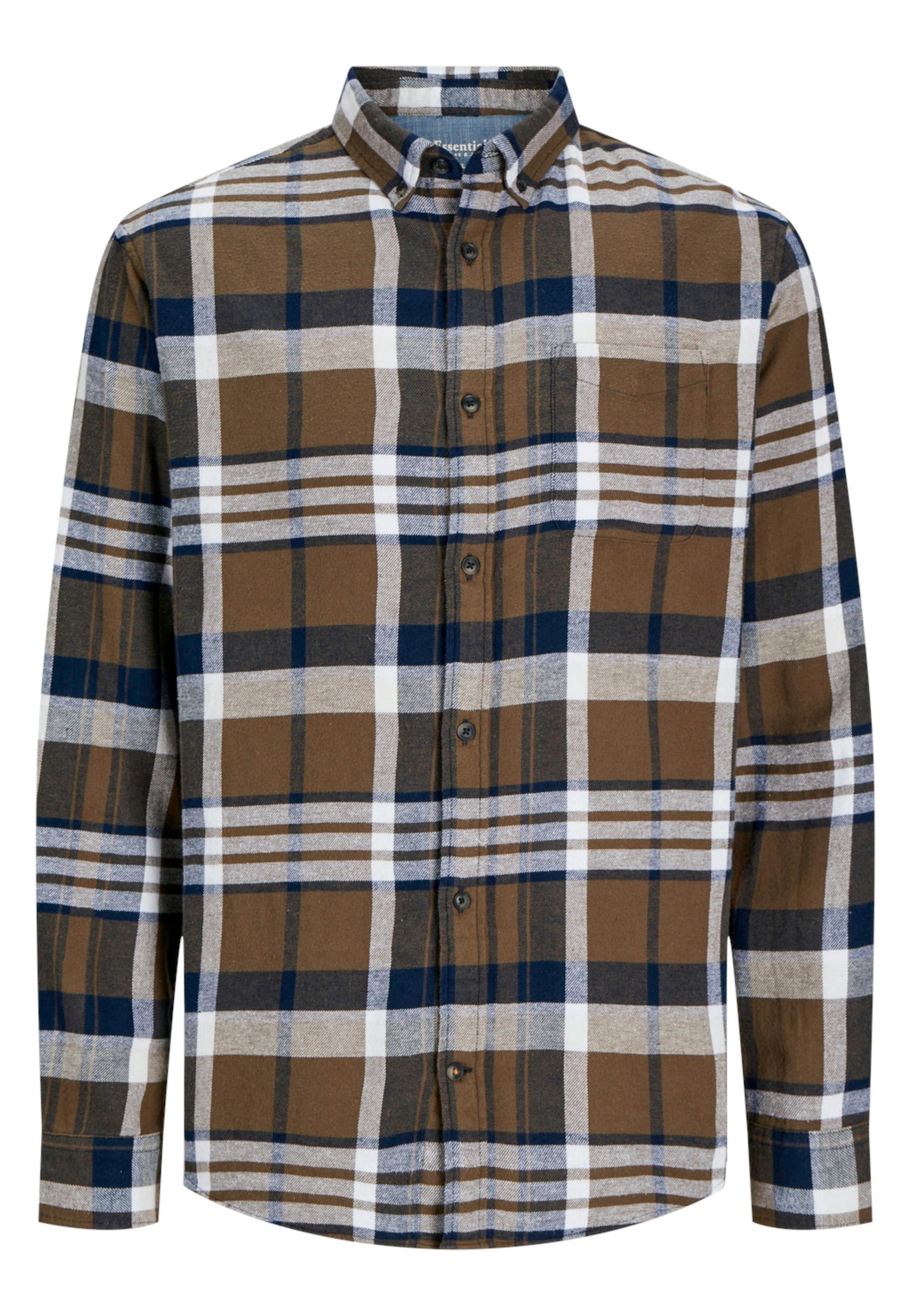 Camicia Jack & Jones Marrone manica lunga