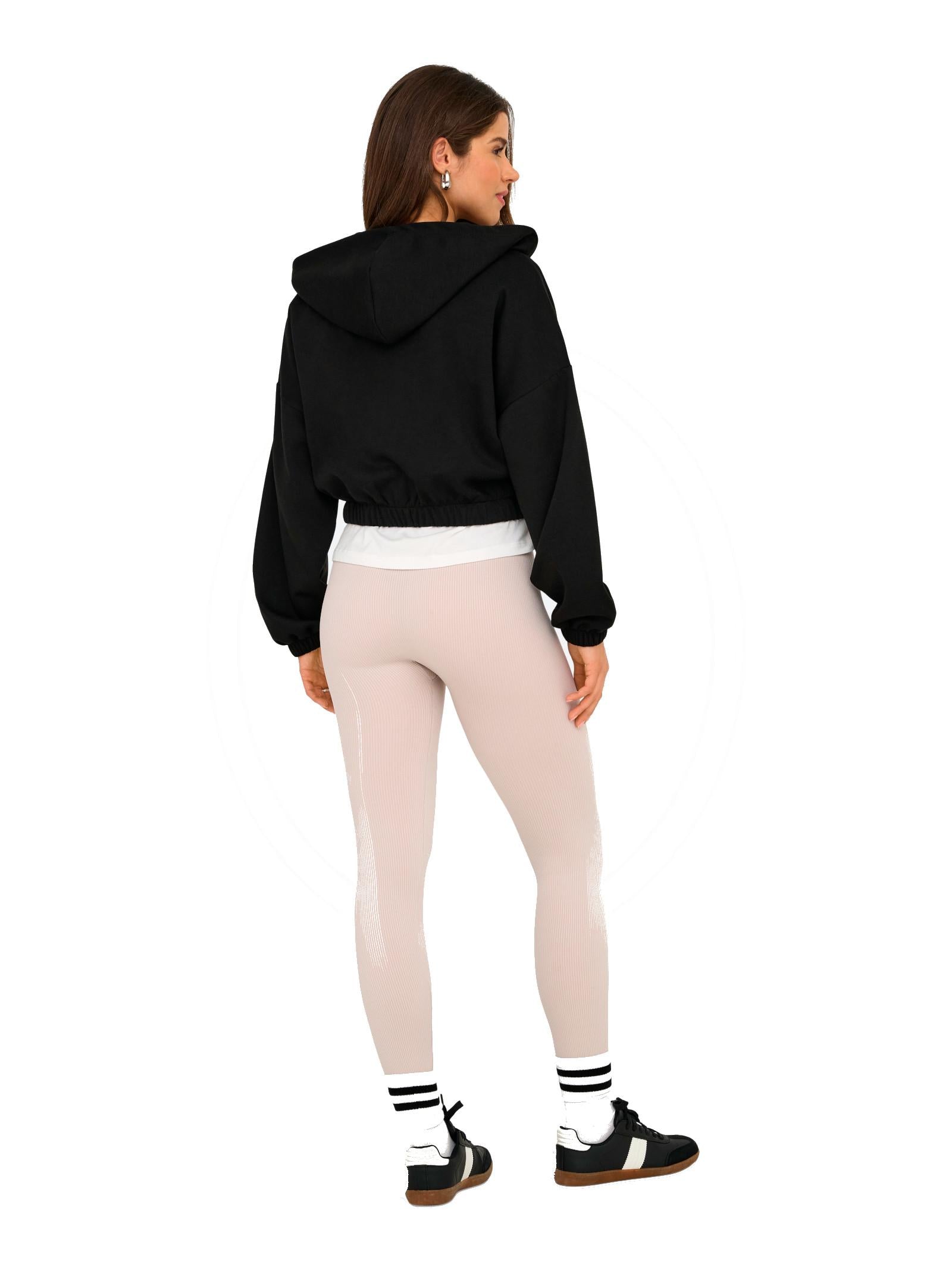 Felpa Only Scarlett Nero con zip 15346449 /Black ONLY 