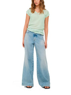 T-Shirt Only Silver Verde in lurex 15136069 /Green Lily ONLY 