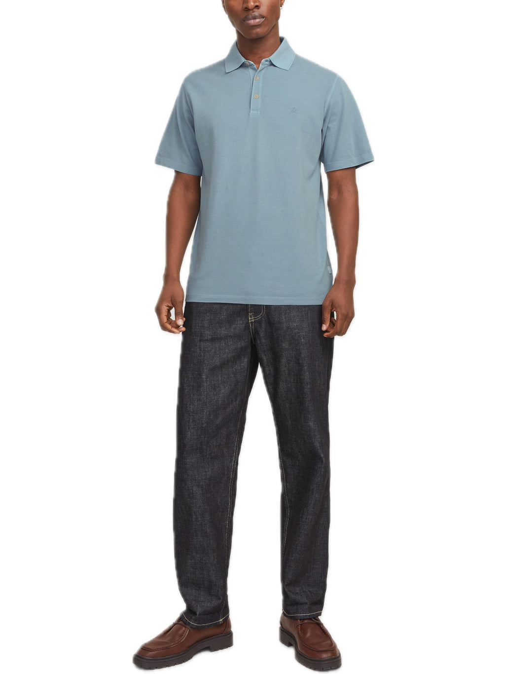 Polo Jack & Jones William Avio con logo 12257315 /Flint Stone JACK & JONES 