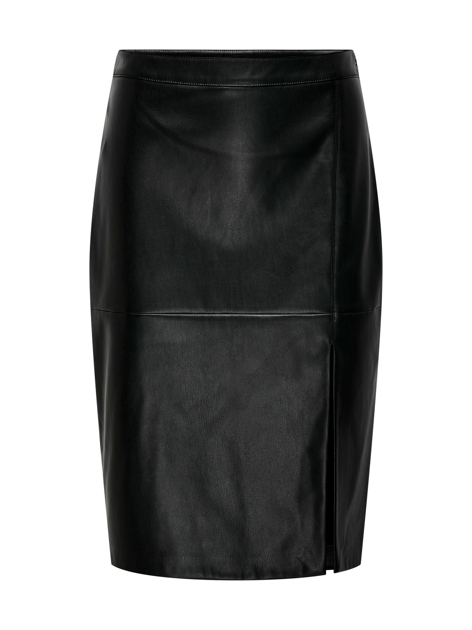 Gonna Pantaloncino Only Line Nero con spacco 15315998 /Black ONLY 