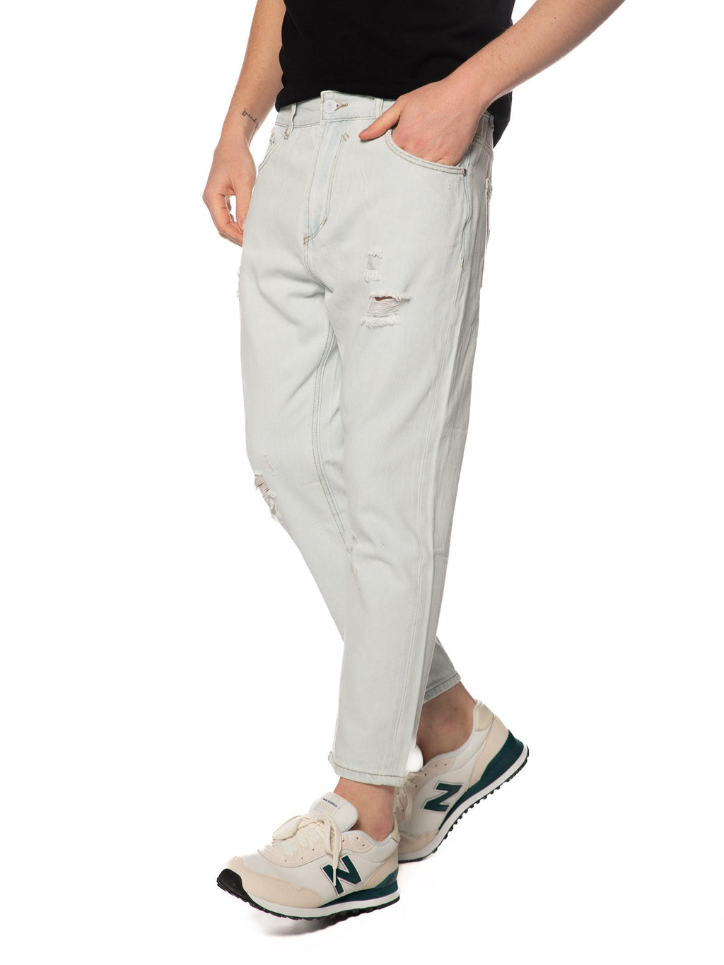 Jeans Gianni Lupo Light Blue Cooper strappi GL6276Q LIGHT BLUE GIANNI LUPO 