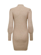 Abito Only  Katia Beige  a collo alto 15232502 /Mocha Meringue ONLY 
