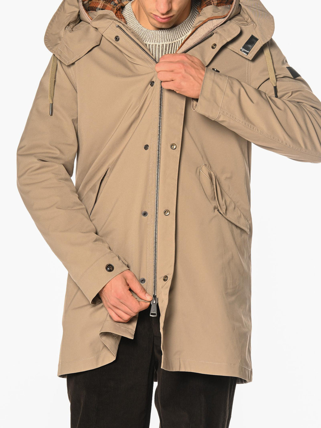 Parka Gianni Lupo Beige con cappuccio GL9817 BEIGE GIANNI LUPO 