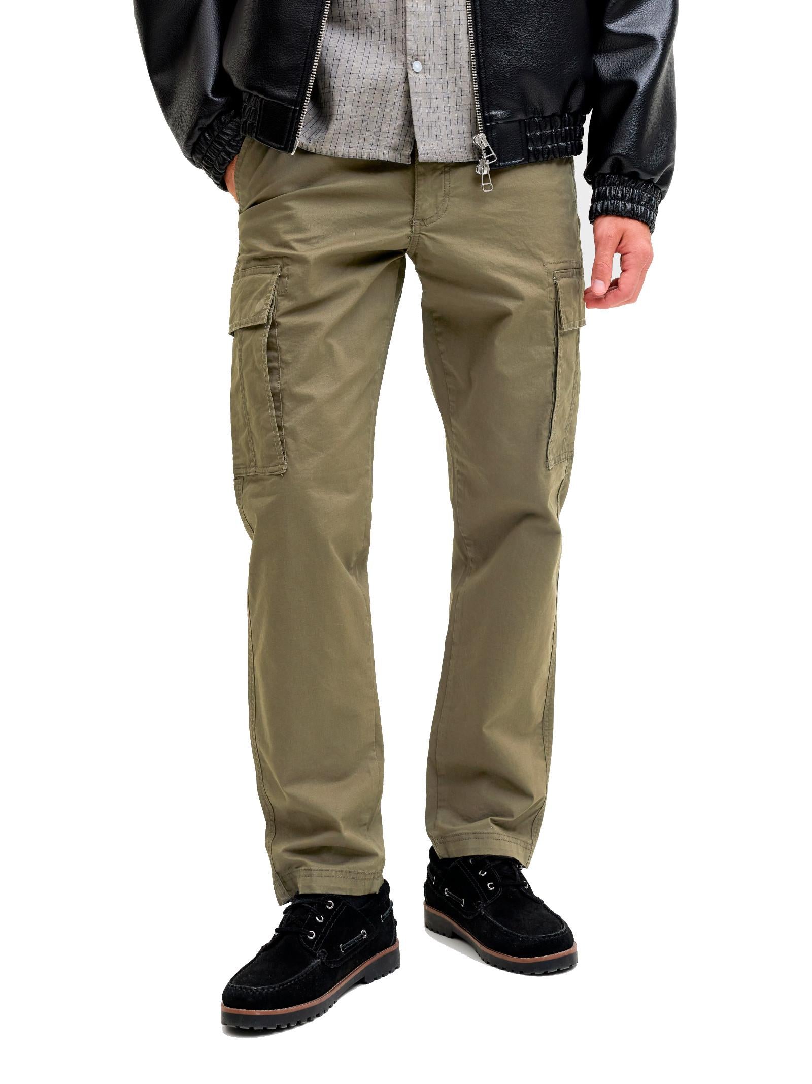 Pantalone Jack & Jones Verde Kane cargo relaxed 12291962 /Olive Night JACK & JONES 