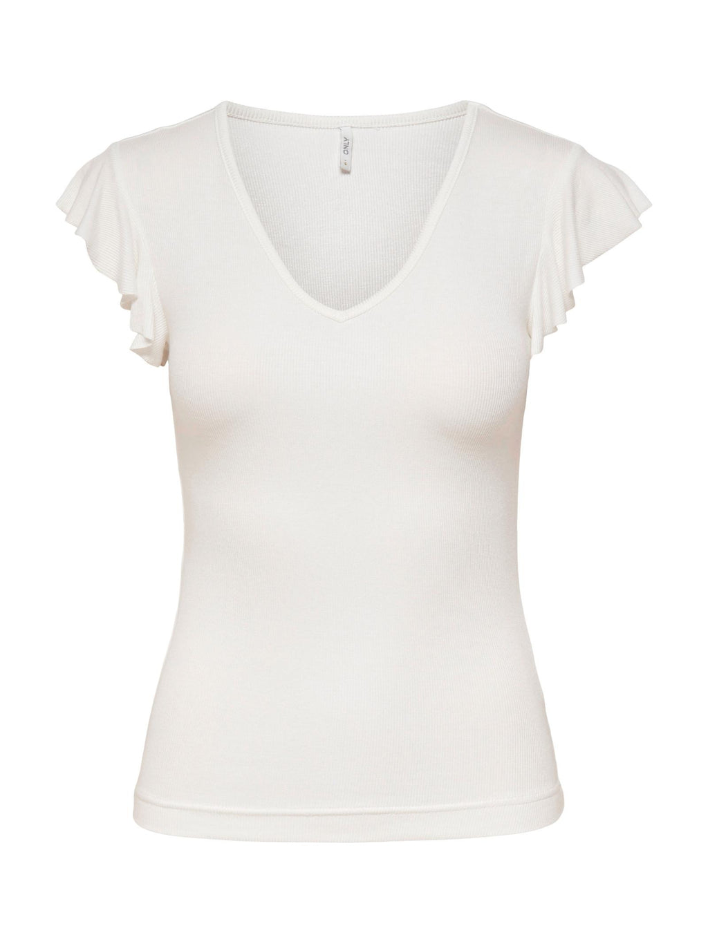 T-shirt Only Belia Bianco manica corta 15227187 /Cloud Dancer ONLY 