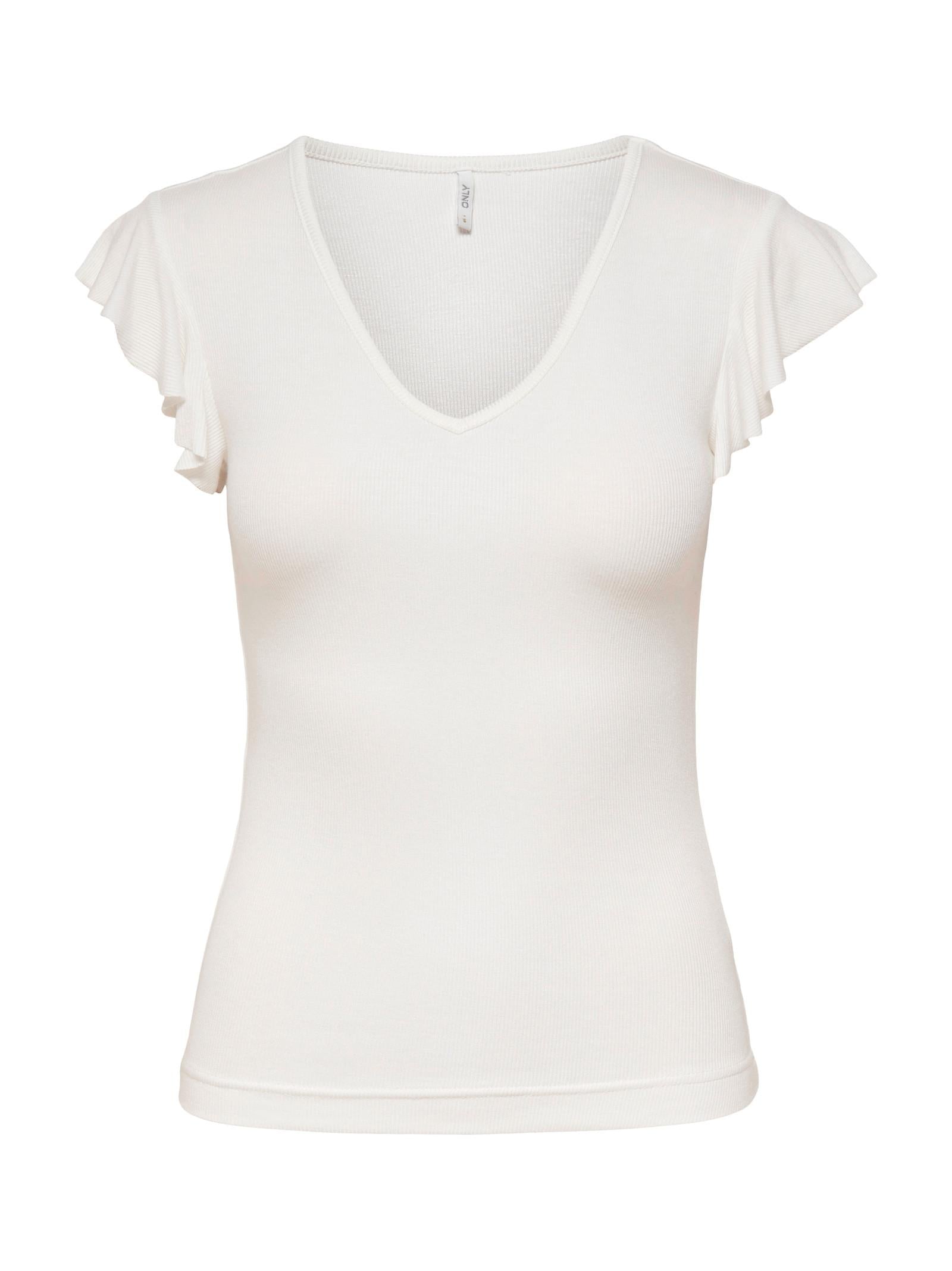 T-shirt Only Belia Bianco manica corta 15227187 /Cloud Dancer ONLY 