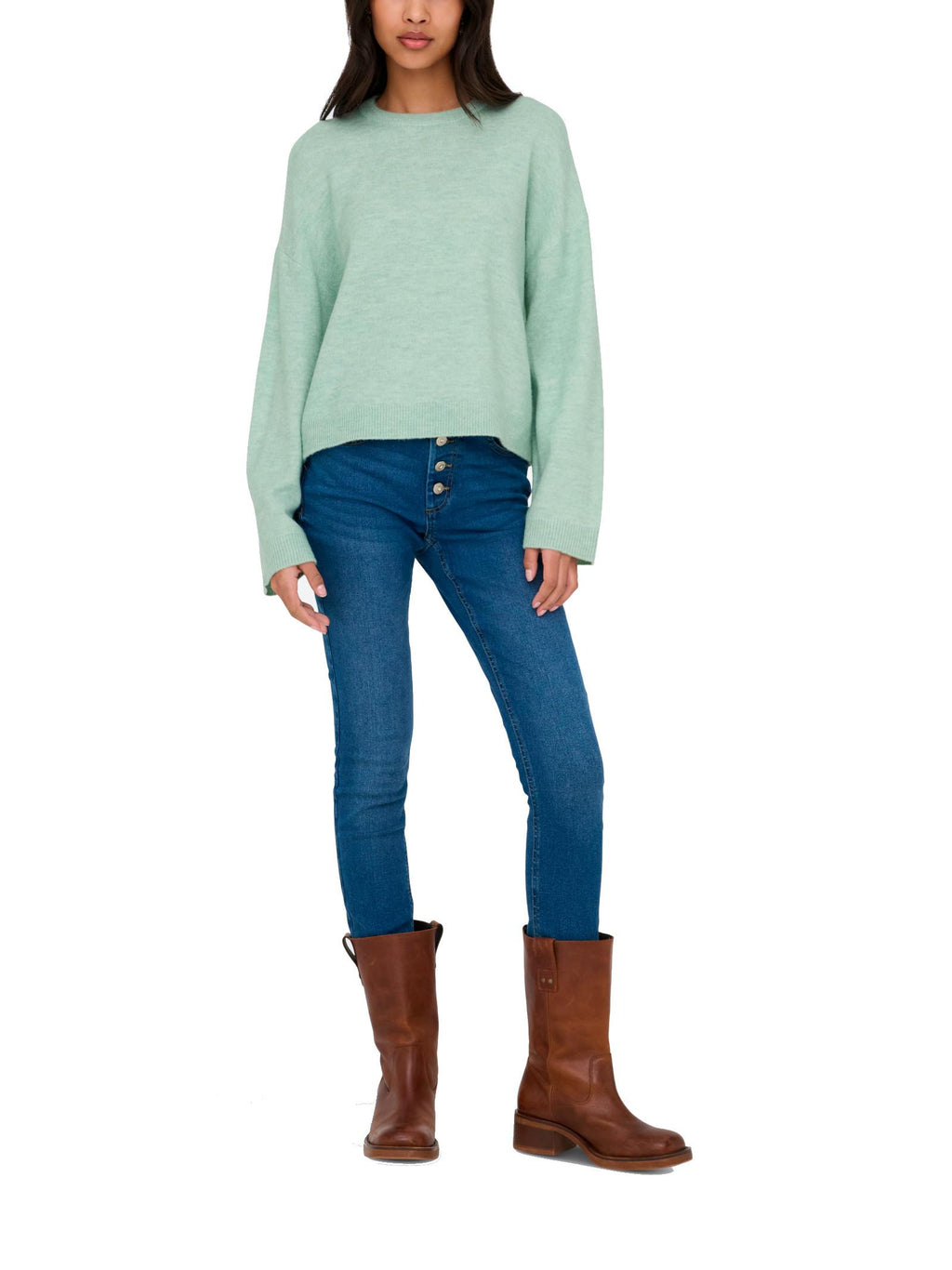 Maglia Only Simoni Verde basic 15368976 /Ether ONLY 