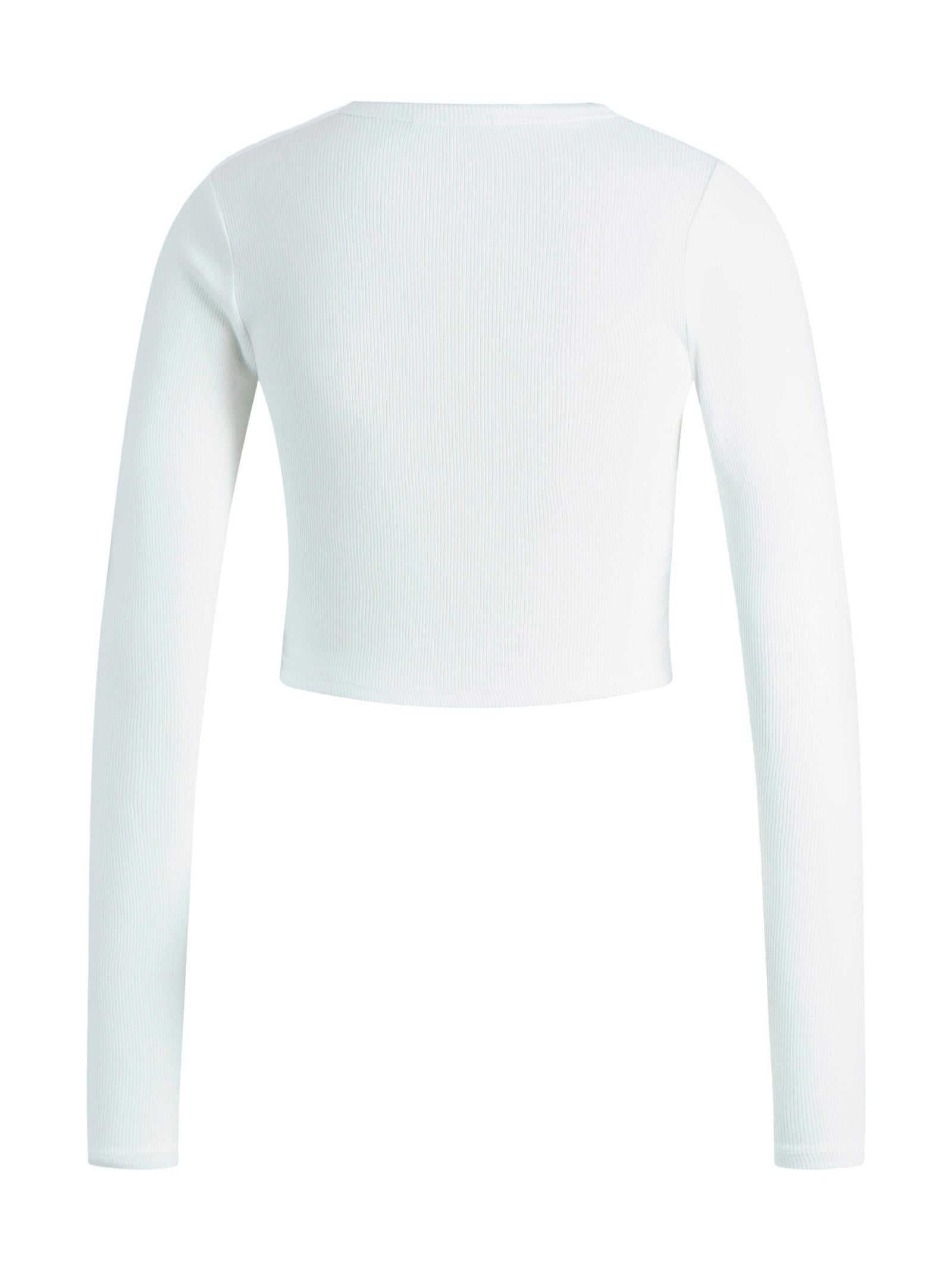 T-shirt JJXX Feline Bianco manica lunga