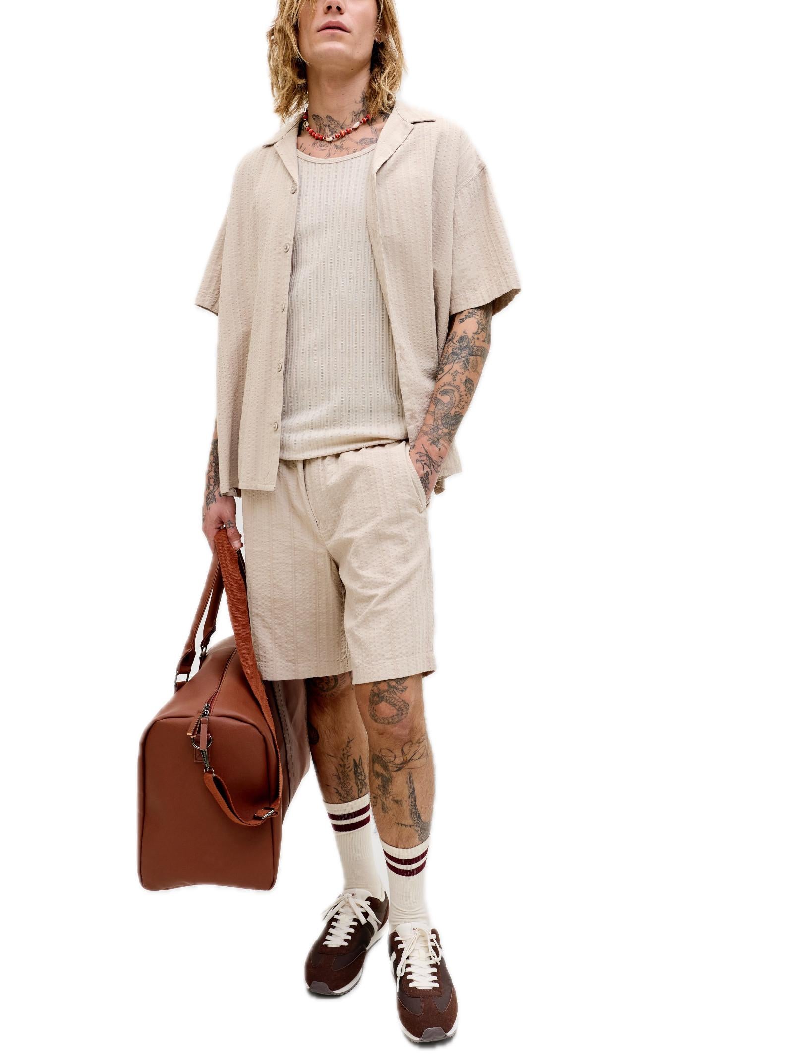 Bermuda Jack & Jones Beige Tyson 12289531 /String JACK & JONES 