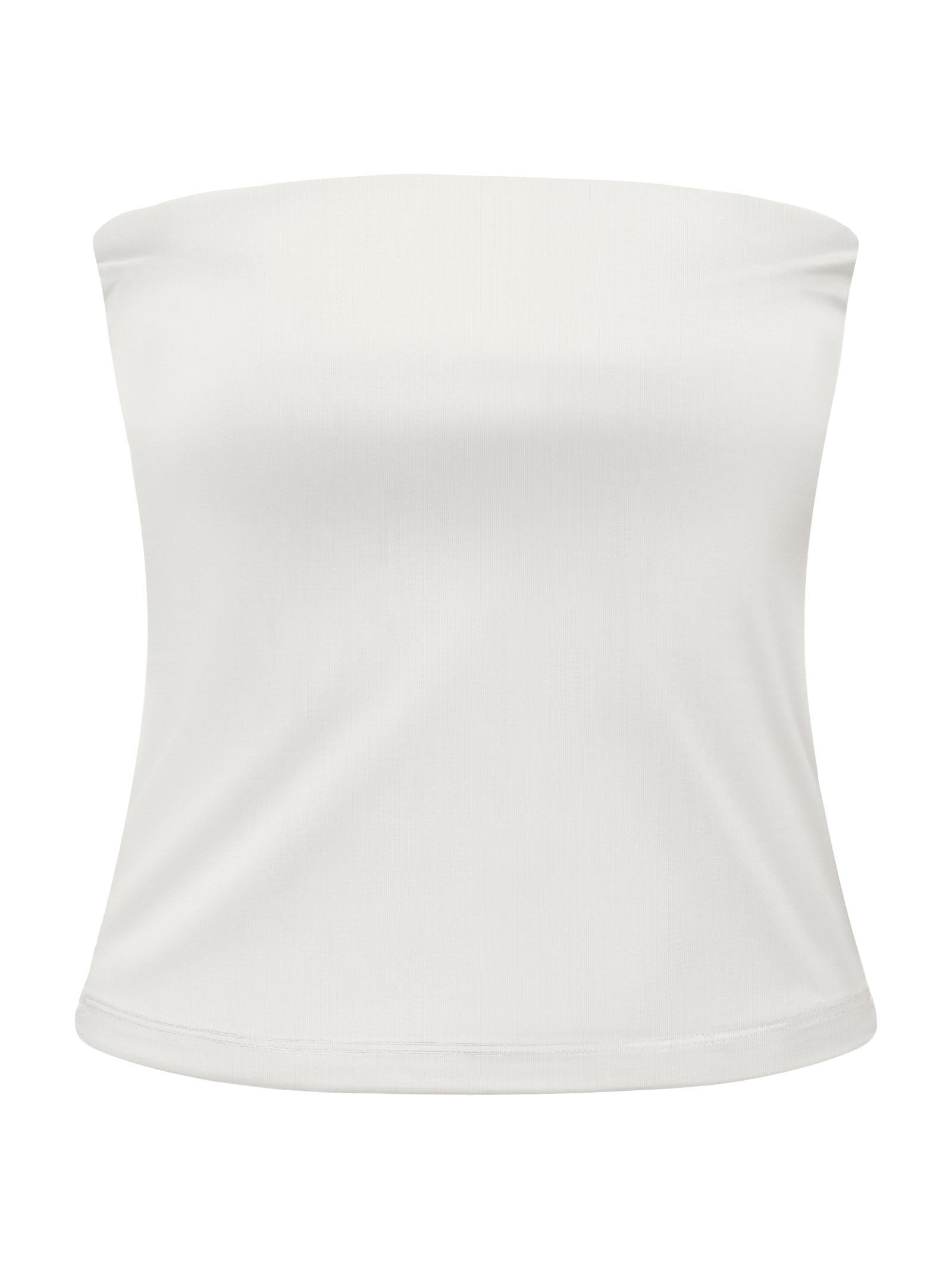 Top Only Kiss Bianco a fascia 15371779 /Cloud Dancer ONLY 