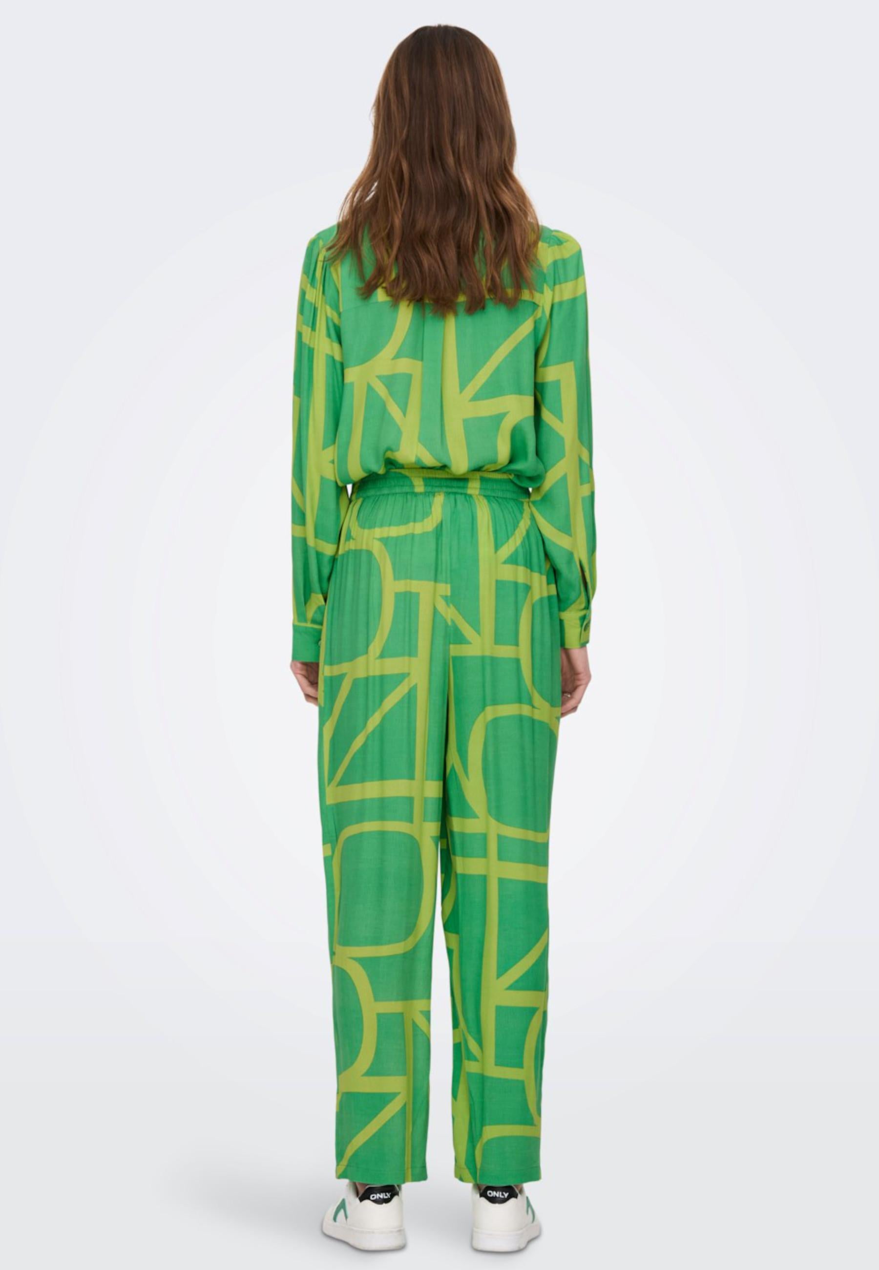 Pantalone Only Verde palazzo