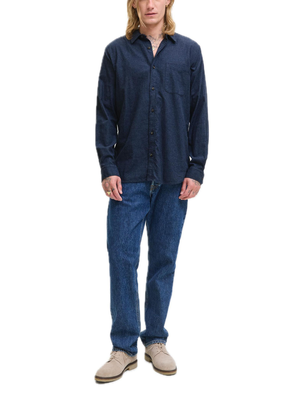 Camicia Jack & Jones Classic Blu 12278416 /Navy Blazer JACK & JONES 