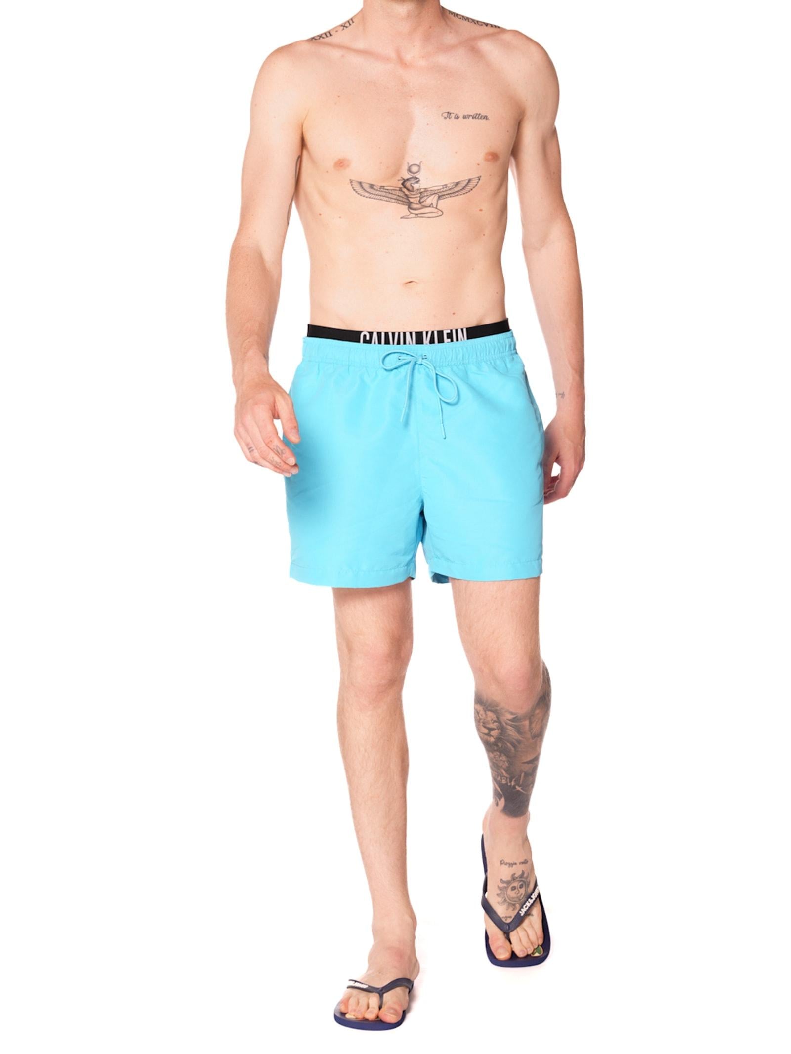 Costume Calvin Klein DuobleTurchese boxer KM01093 CVJ CALVIN KLEIN JEANS 