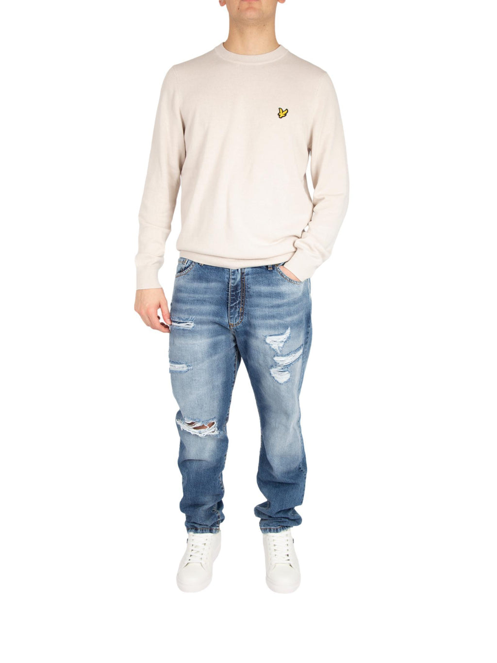 Jeans Klixs Medium Blue Denim Kevin strappi 1170UA MEDIUM BLUE DENIM KLIXS 