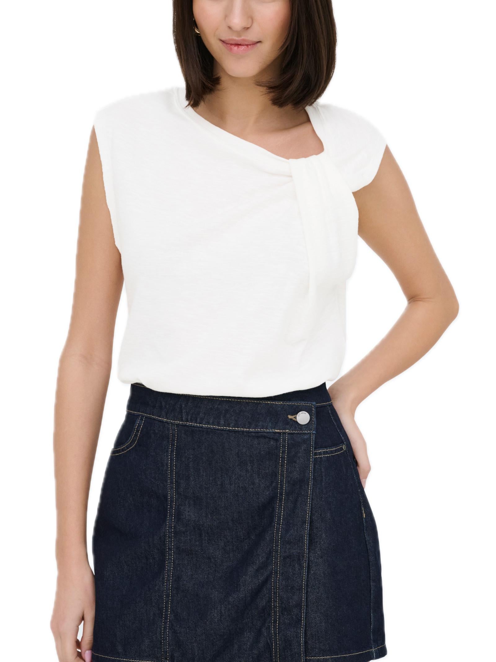 Top JDY Bianco nodo 15369975 /Cloud Dancer JDY 