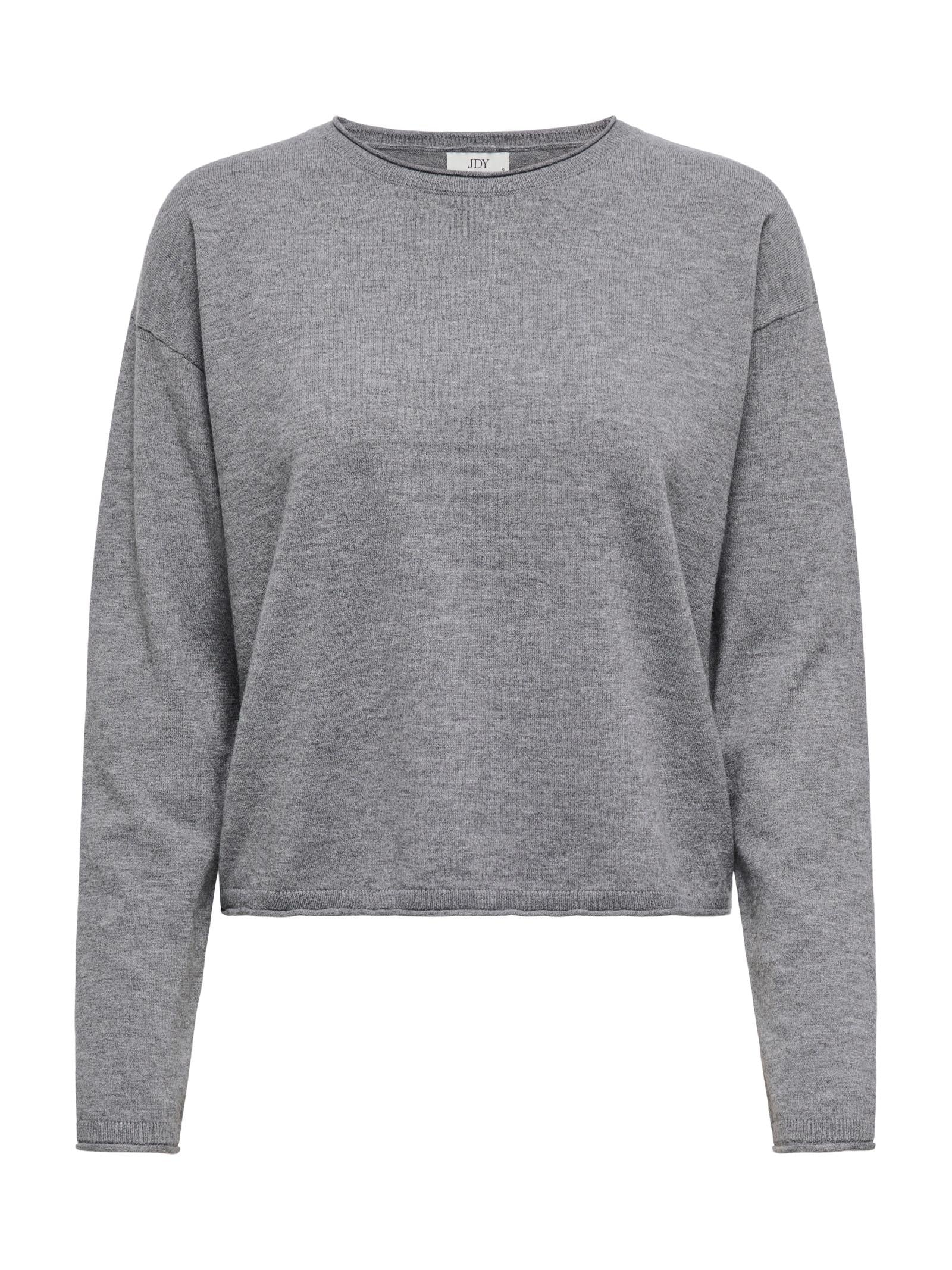 Maglia Jacqueline De Yong Amore Grigio girocollo 15355583 /Medium Grey Melange JDY 