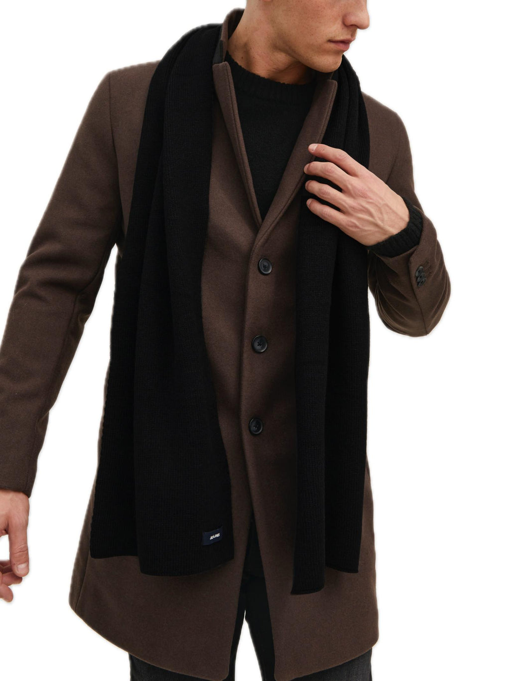 Sciarpa Jack & Jones Dna Nero 12098582 /Black JACK & JONES 