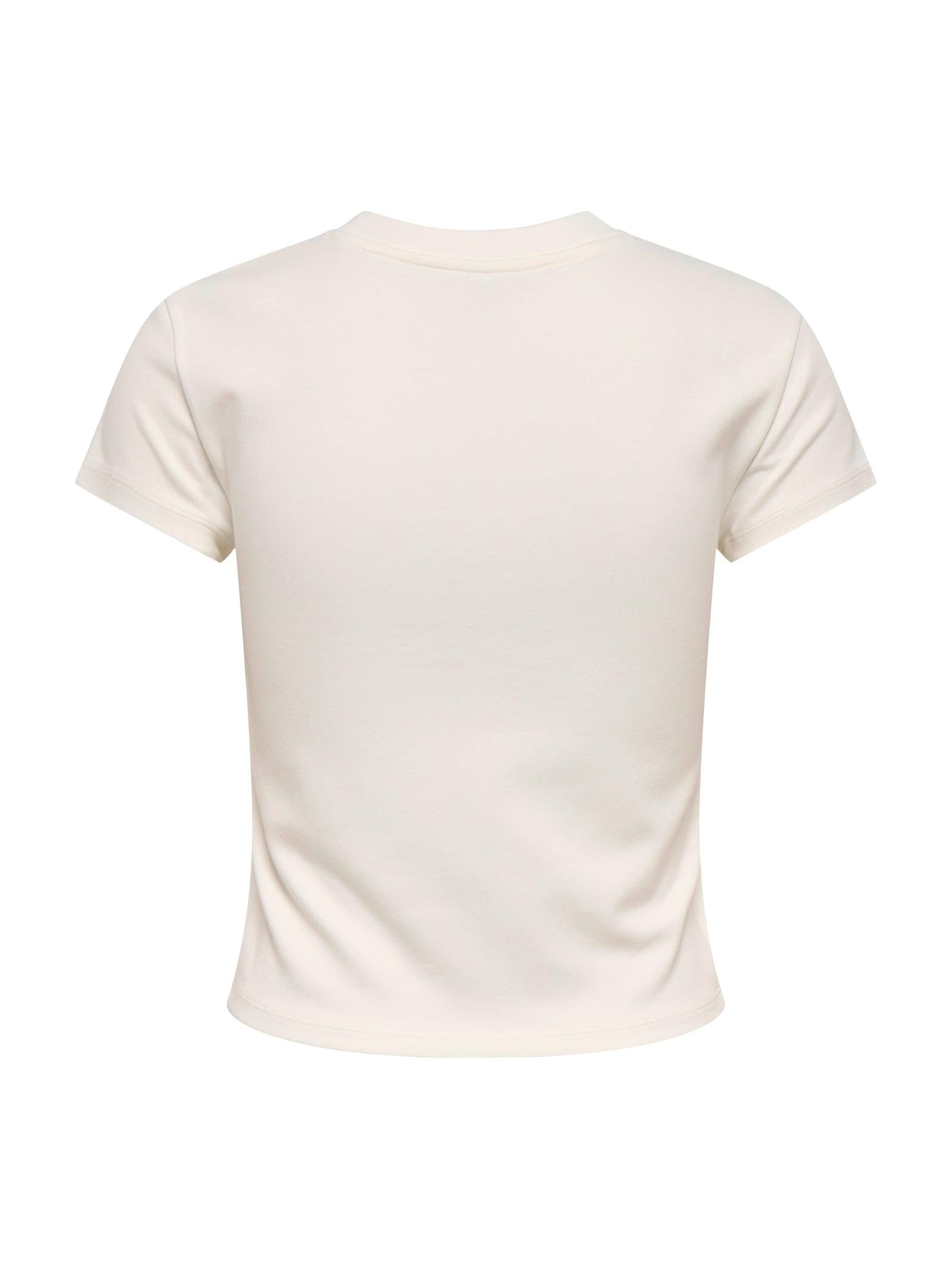 T-shirt Only Superior Bianco Cropped 15377620 /Cloud Dancer ONLY 