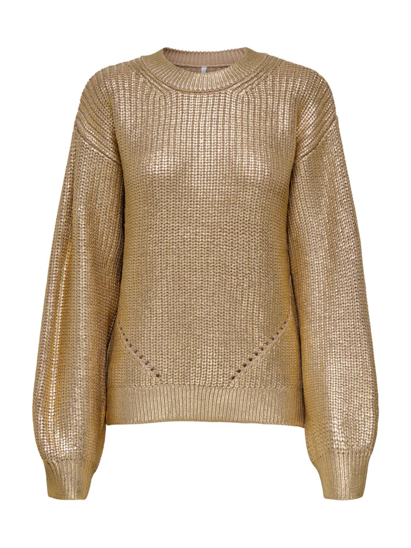 Maglia Only Kama Oro tessuto lucido 15352105 /Humus ONLY 