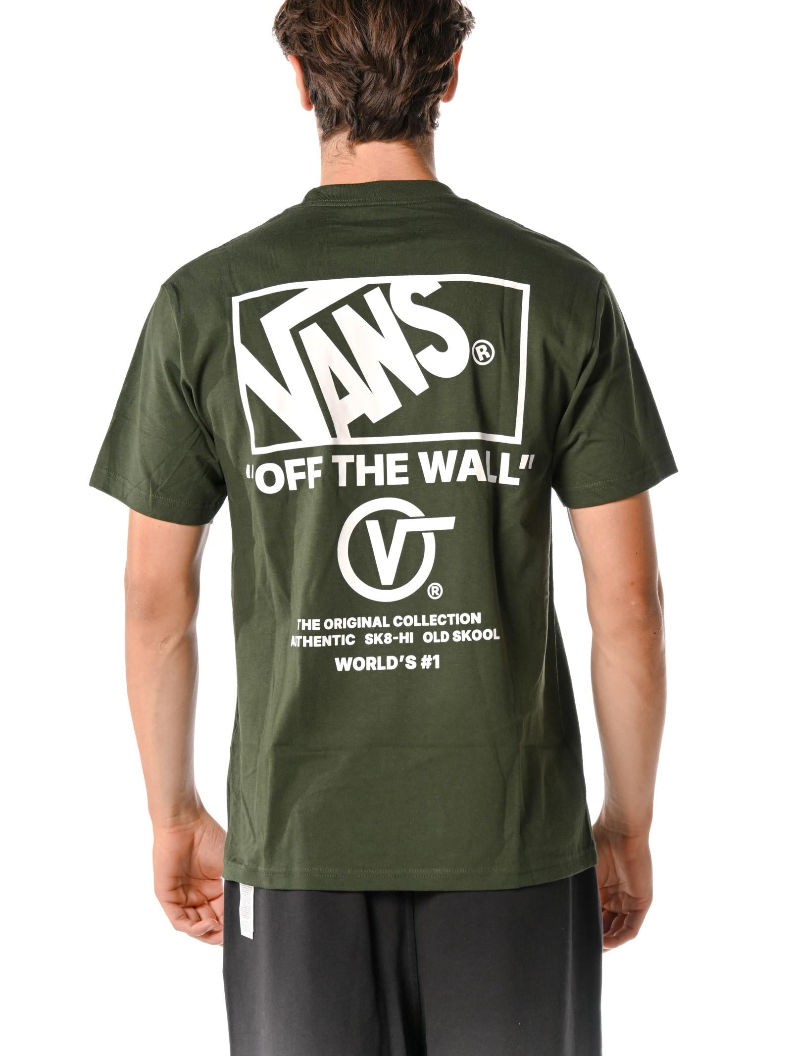 T-shirt Vans Verde con stampa PEW Dried Kelp VANS 