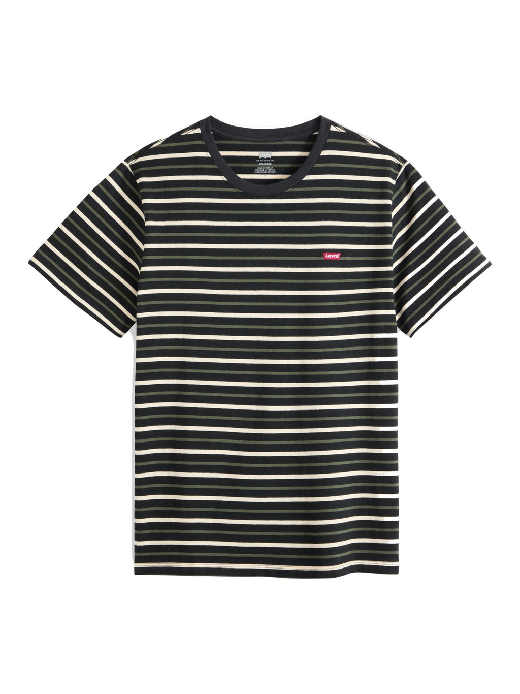 T-Shirt Levi's® Original Nero verde a righe 5660503 03 LEVI'S® 