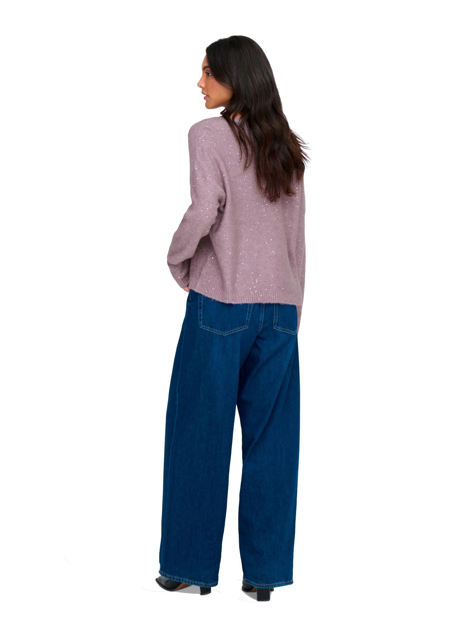 Maglia Only Arizona Viola scollo a V 15358452 /Nirvana ONLY 