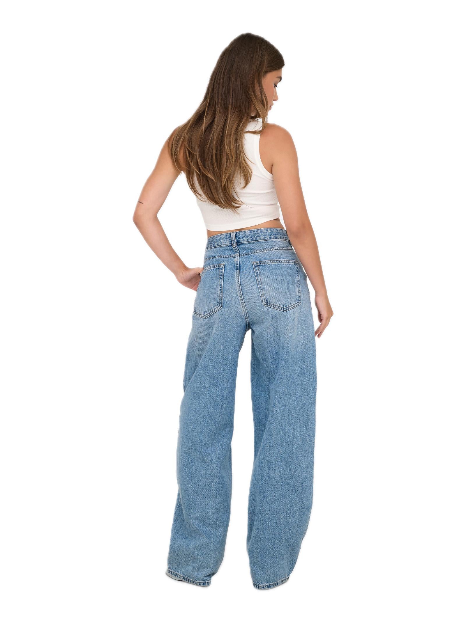 Jeans Only Gianna Blue Denim Straght fit 15356810 /Light Medium Blue Denim ONLY 