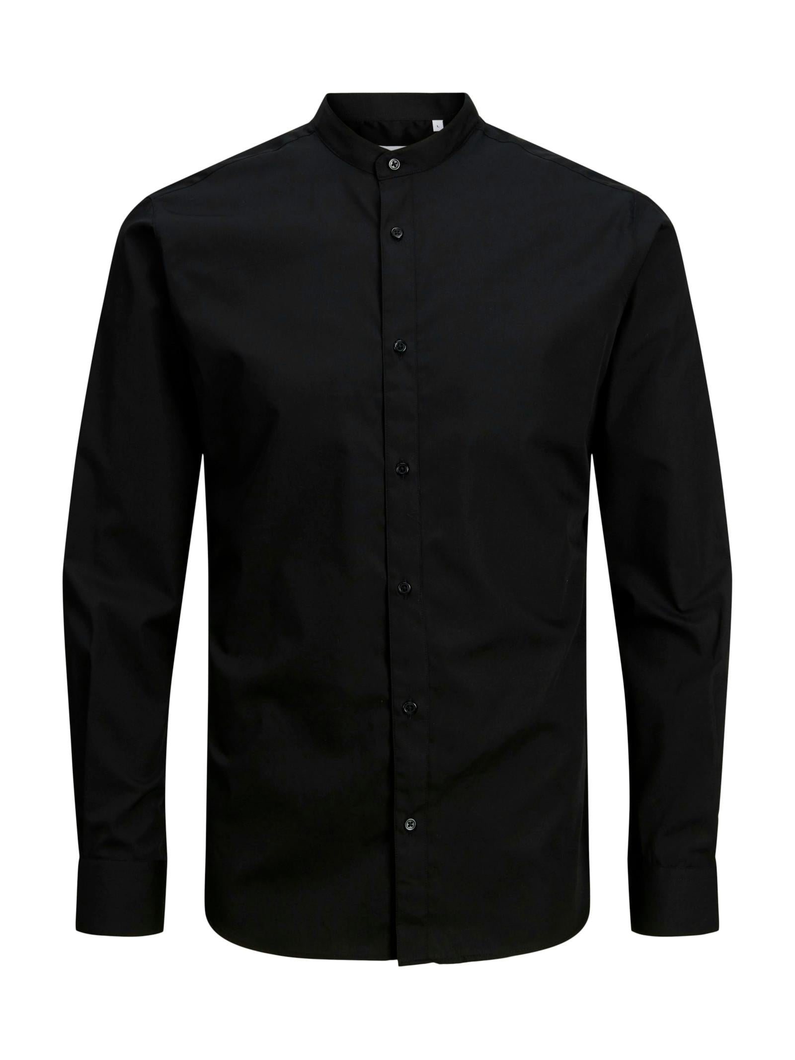 Camicia Jack & Jones Joe Nero coreana 12205921 /Black JACK & JONES 