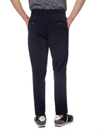 Chino Seinse Blu punto milano con elastico PSE1501 BLU SEINSE 
