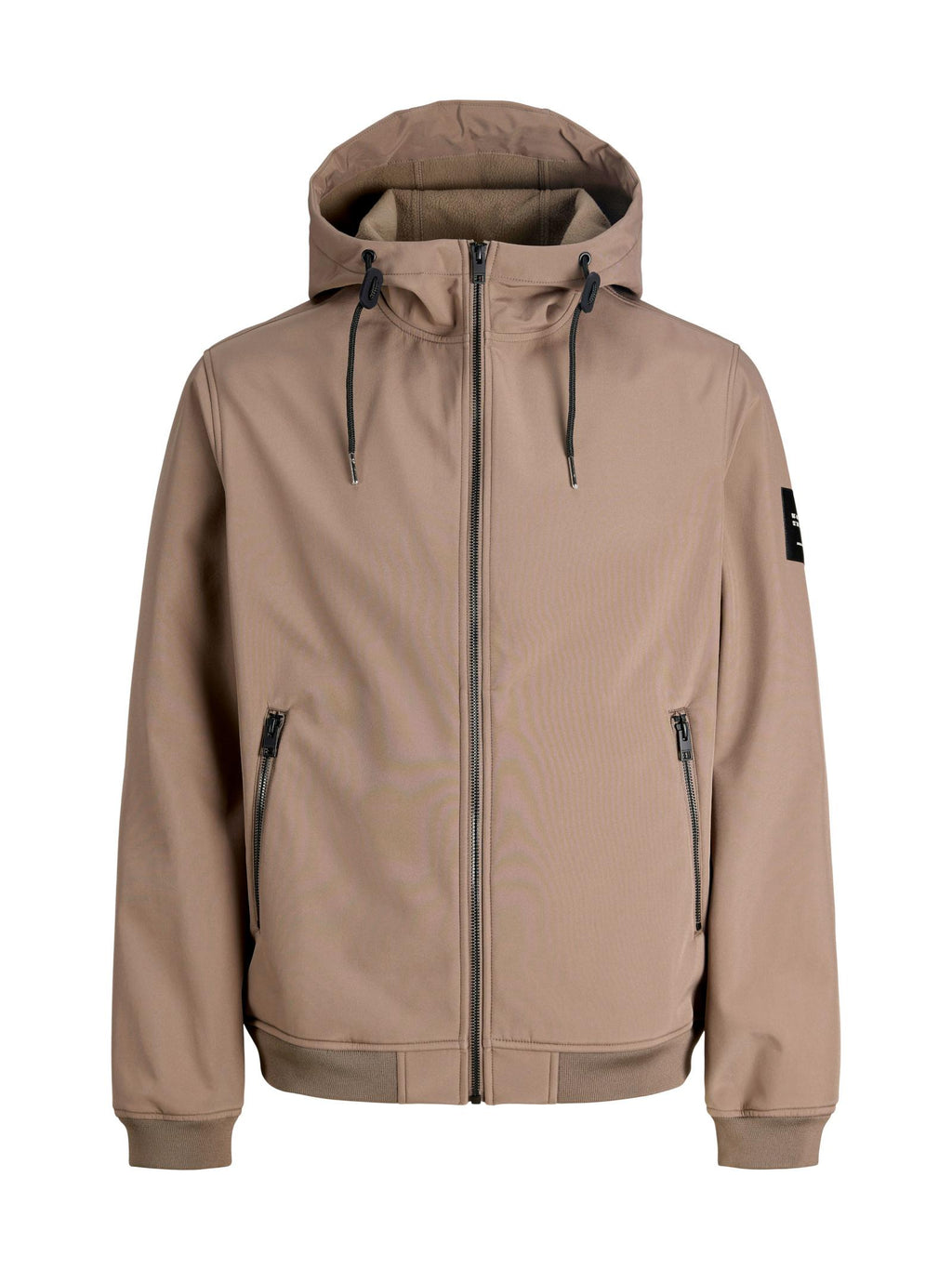 Giubbotto Jack & Jones Basic Fango in Softshell  con cappuccio 12236300 /Falcon JACK & JONES 