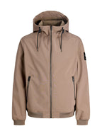 Giubbotto Jack & Jones Basic Fango in Softshell  con cappuccio 12236300 /Falcon JACK & JONES 