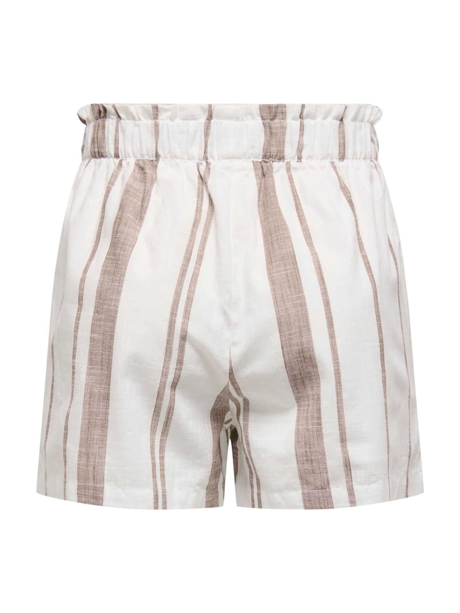 Shorts Jacqueline De Yong Dorthea Bianco a righe 15312604 /Cloud Dancer JDY 
