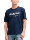 T-shirt Jack & Jones Devin Blu con stampa 12290173 /Navy Blazer JACK & JONES 