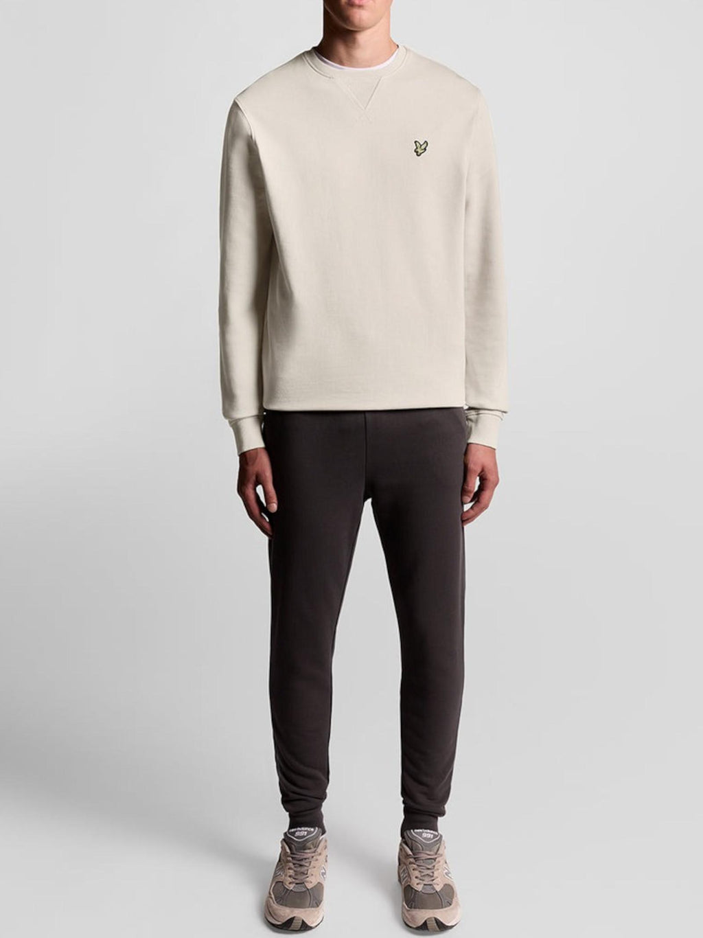 Felpa Lyle & Scott Beige girocollo ML424VOG COVE LYLE & SCOTT 
