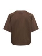 T-shirt Only Ofelia Marrone in tessuto felpato 15377588 /Bracken ONLY 