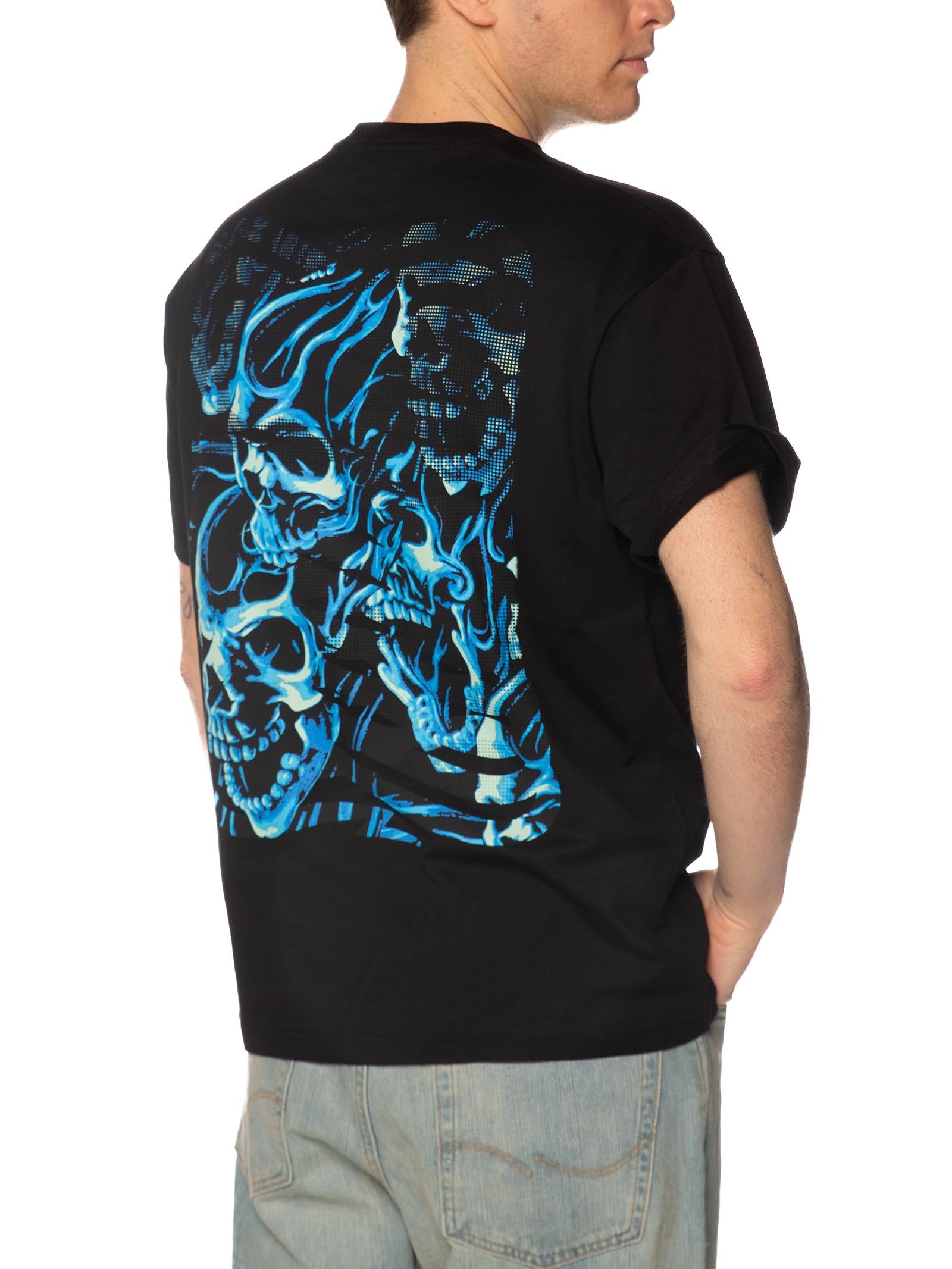 T-shirt Propaganda Nero Ghost rider TS680 NERO PROPAGANDA 