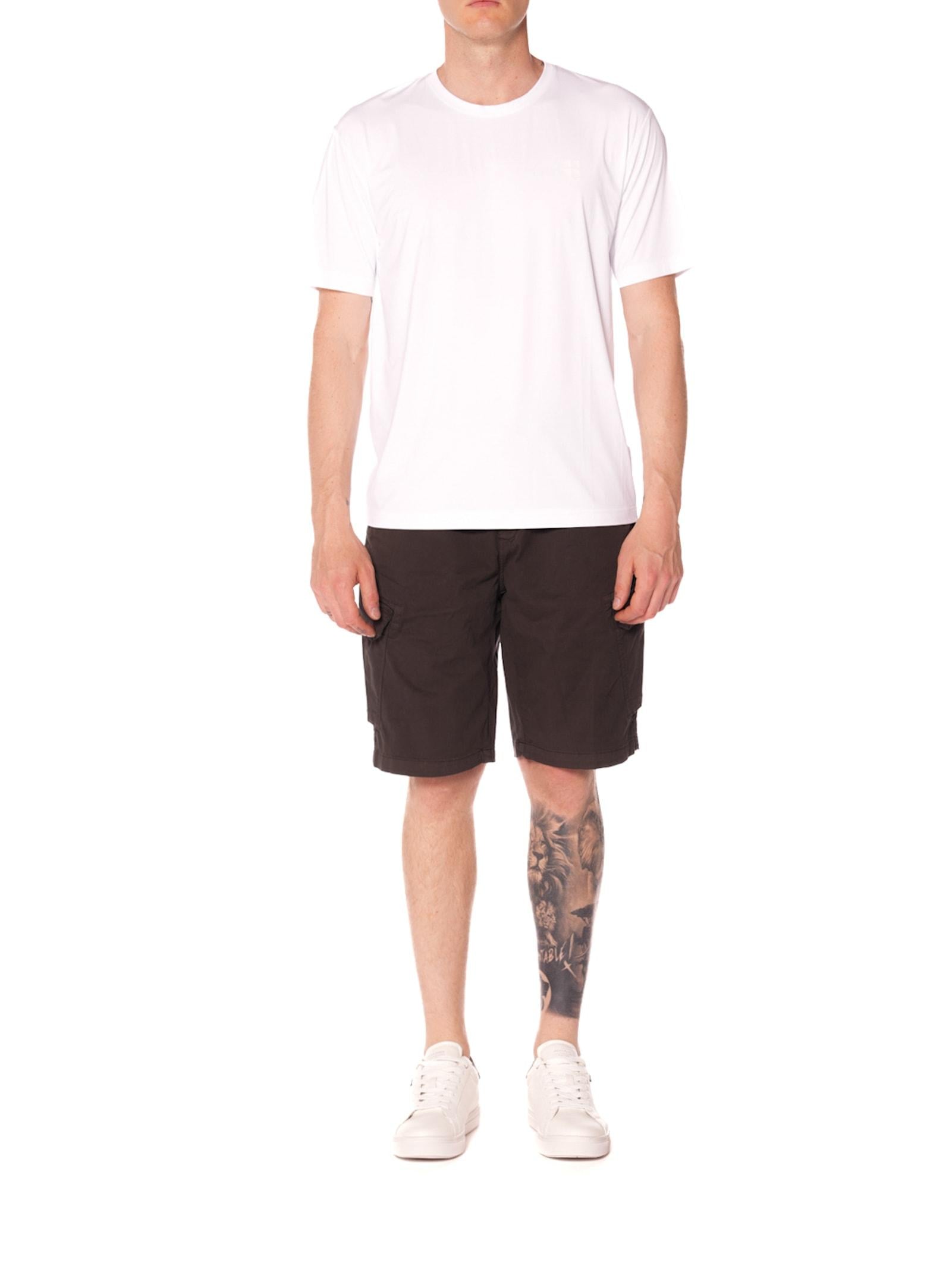 T-shirt Seinse Bianco tessuto lucido mercerizzato TE2977 BIANCO SEINSE 