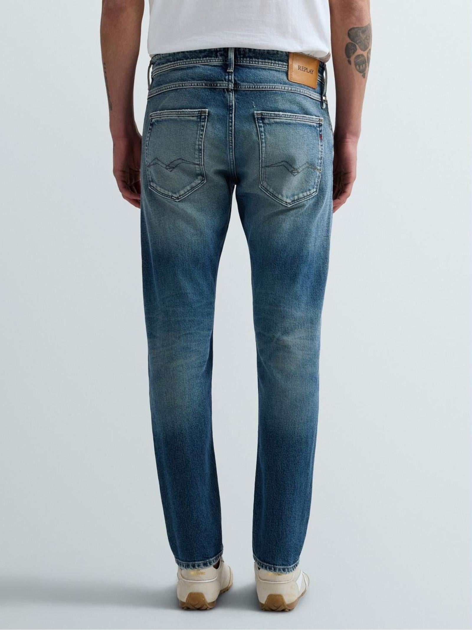 Jeans Replay Willbi Regular Slim fit Medium Blue Denim M1008Q 795122009 REPLAY 