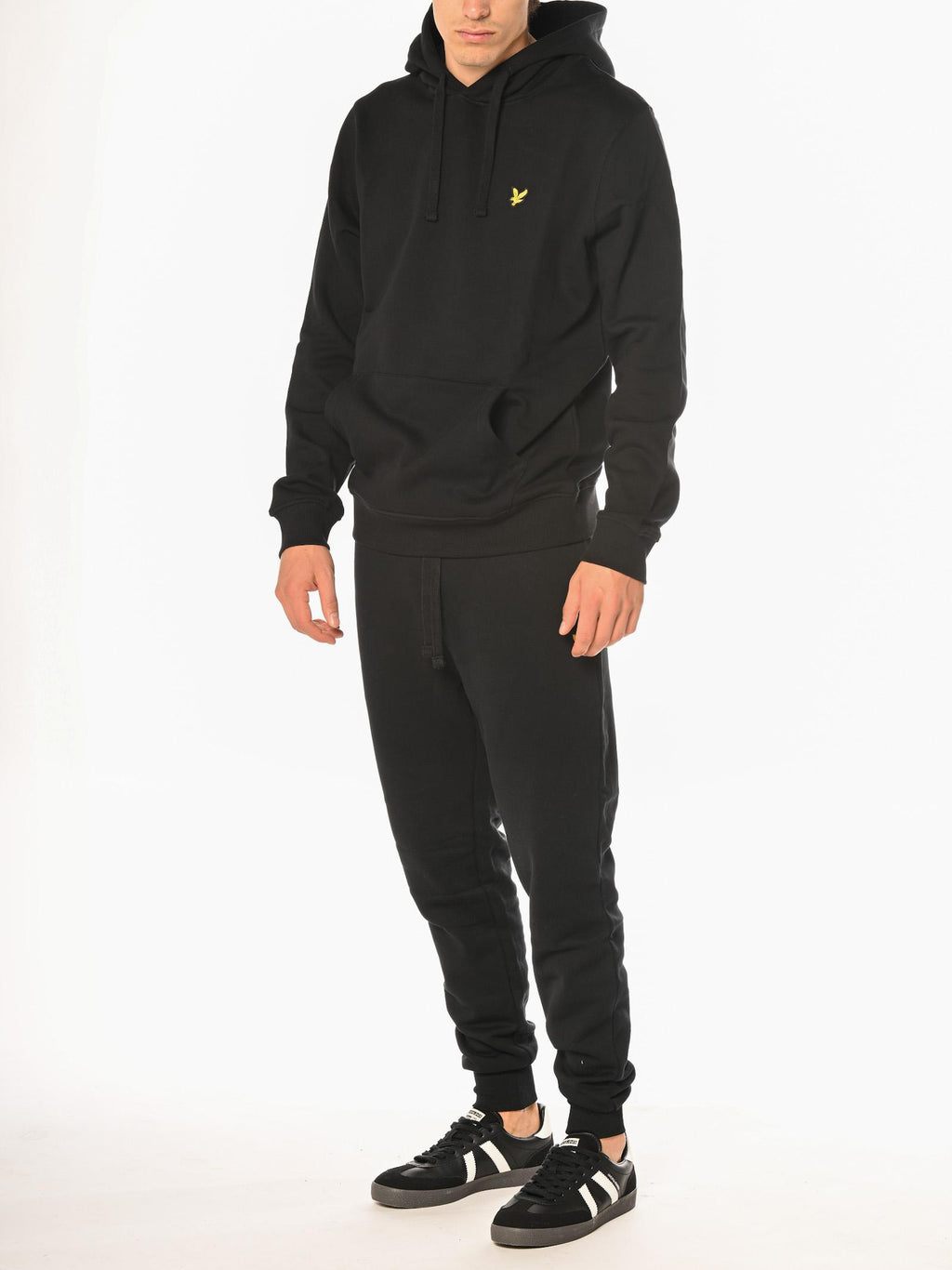 Felpa Lyle & Scott Nero con cappuccio ML1139V JET BLACK LYLE & SCOTT 