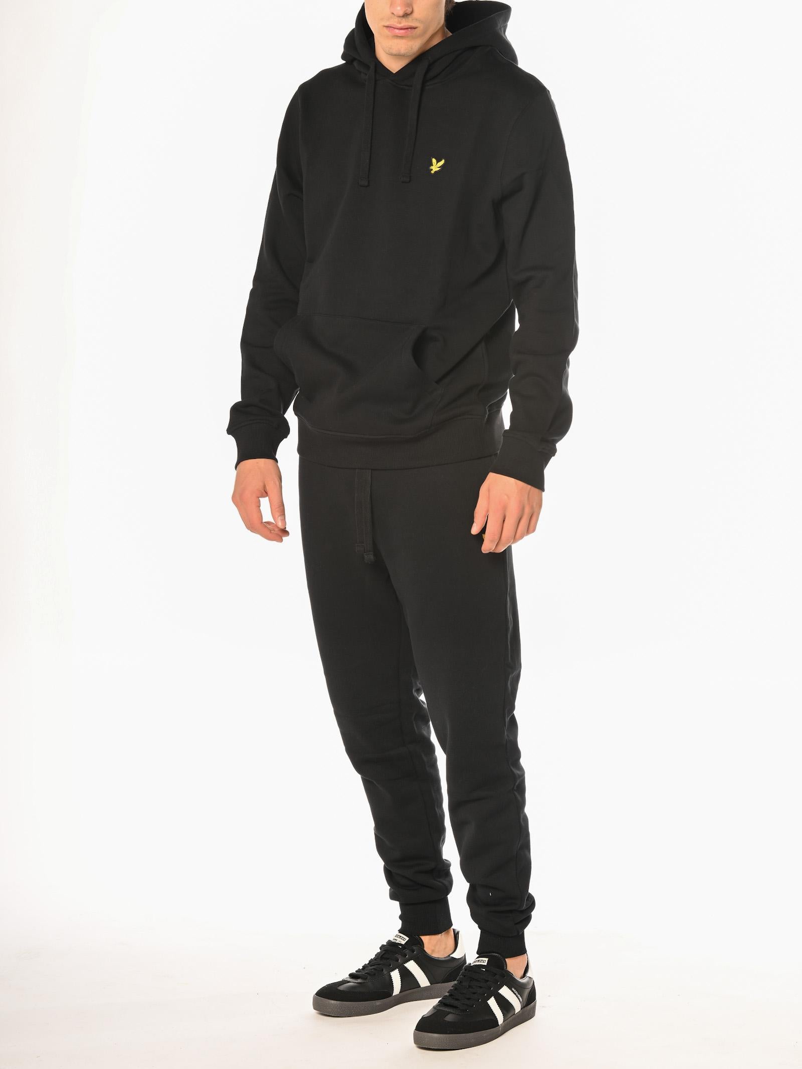 Felpa Lyle & Scott Nero con cappuccio ML1139V JET BLACK LYLE & SCOTT 