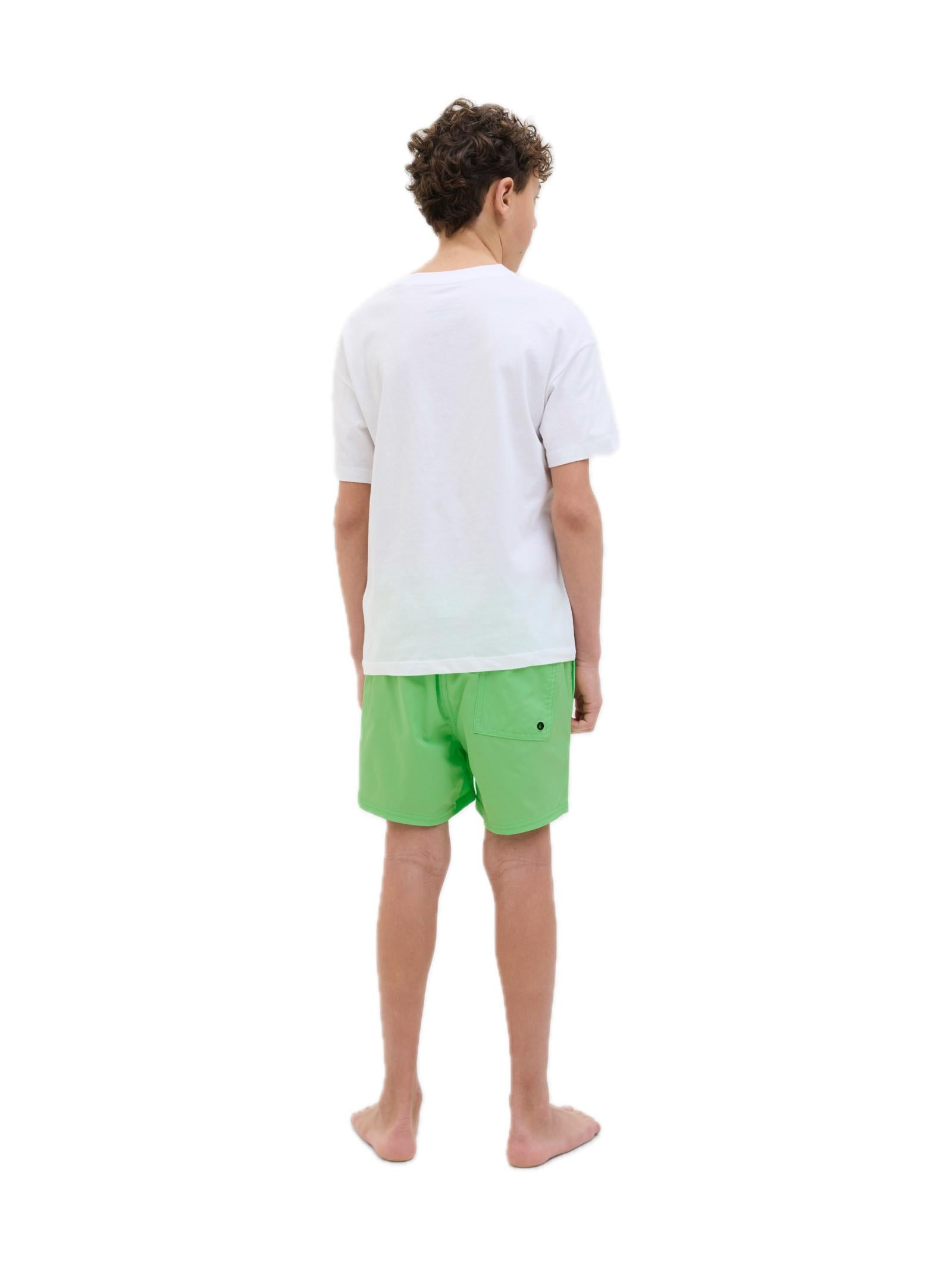 Costume Jack & Jones Logo Verde Fluo 12273841 /Summer Green JACK & JONES JUNIOR 