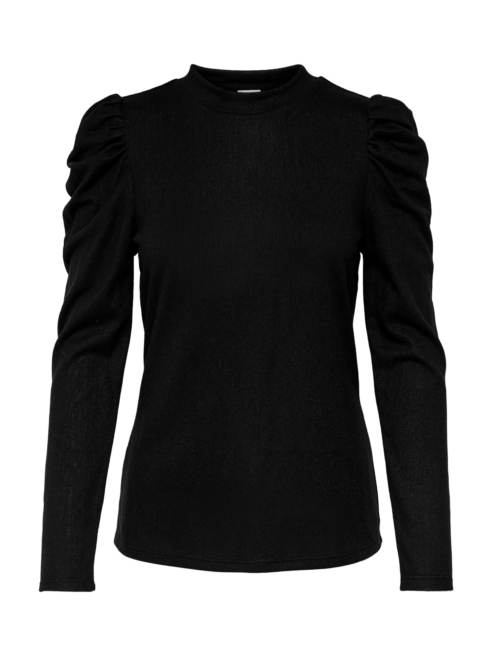 Maglia Jacqueline De Yong Tonsy Nero con spalle a sbuffo<BR/> 15217180 /Black JDY 