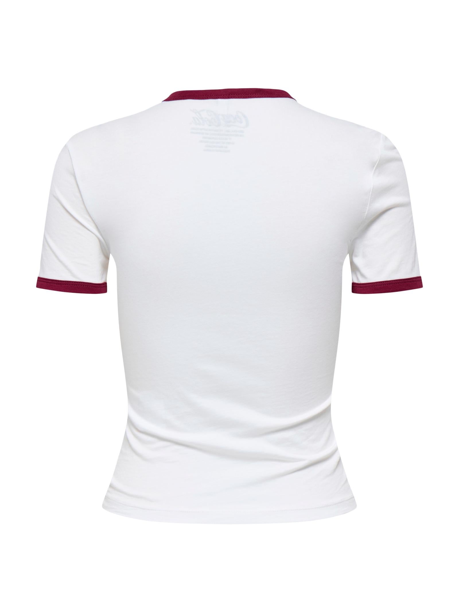 T-shirt Only Coca Cola Bianco maniche corte 15355835 /Cherry Cloud Dancer ONLY 