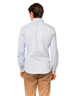 Camicia Seinse Celeste microfantasia CI1059 CELESTE SEINSE 