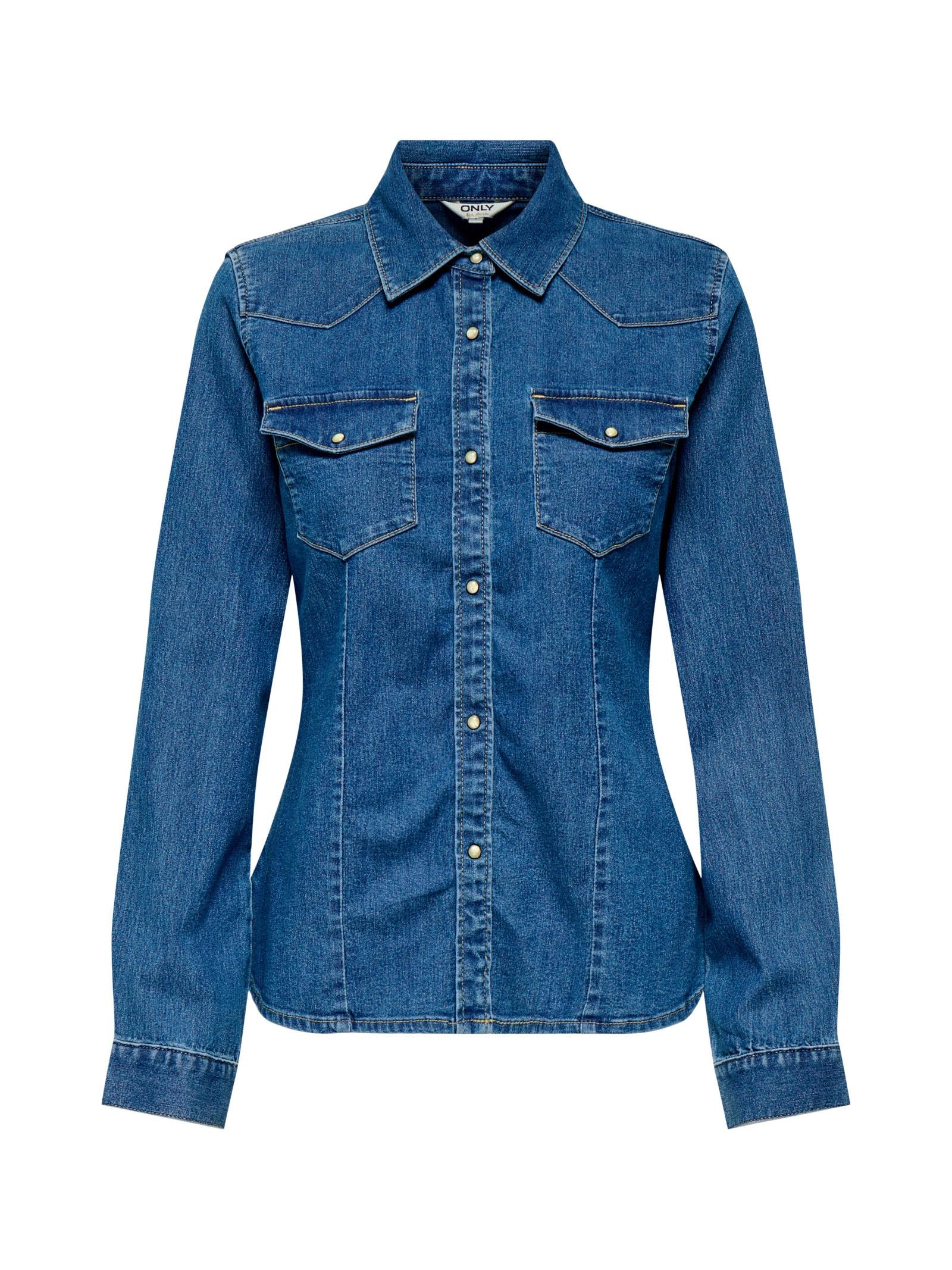 Camicia Only Medium Blue Denim Sasia in jeans 15352339 /Dark Blue Denim ONLY 