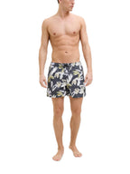 Costume Jack & Jones Maui Grigio  stampa all over 12272832 /Iron Gate JACK & JONES 
