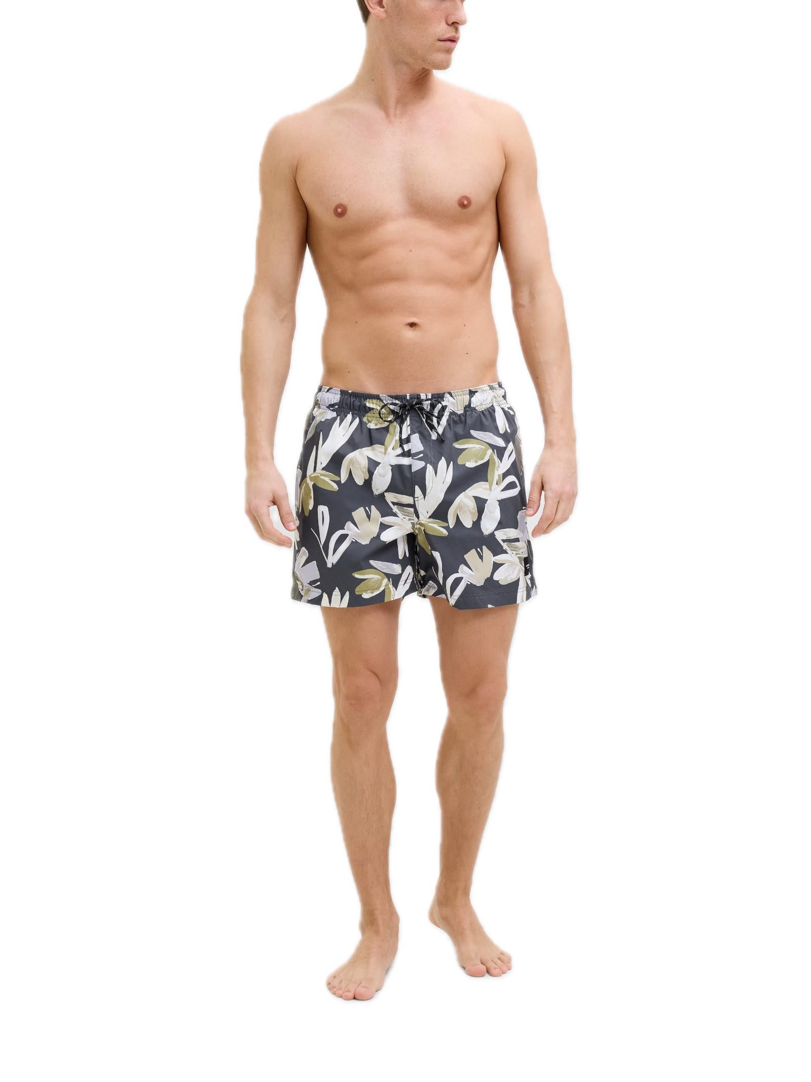 Costume Jack & Jones Maui Grigio  stampa all over 12272832 /Iron Gate JACK & JONES 